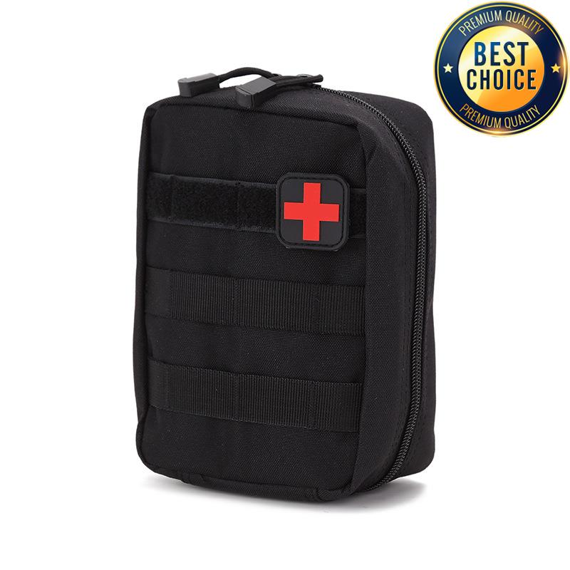 Тактическая многофункциональная поясная сумка для улицы MOLLE Медицинский аварийный комплект Портативный набор для выживания Подсумок для аксессуаров Камуфляжная тренировочная сумка