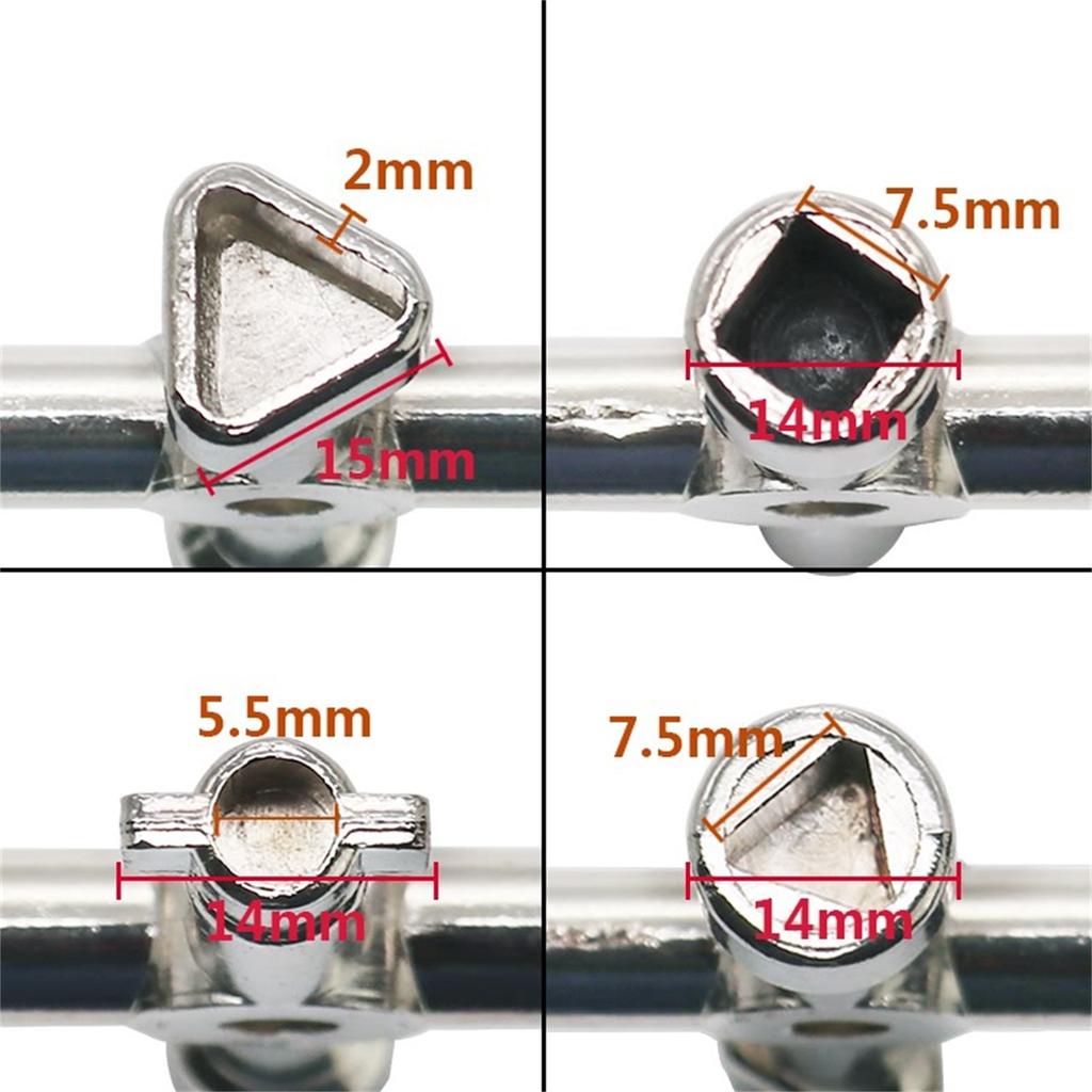 (НСДФ) Мультимодельный универсальный крестовый ключ, сантехник, электросчетчик, шкафы, радиаторы, инструмент, многофункциональный инструмент