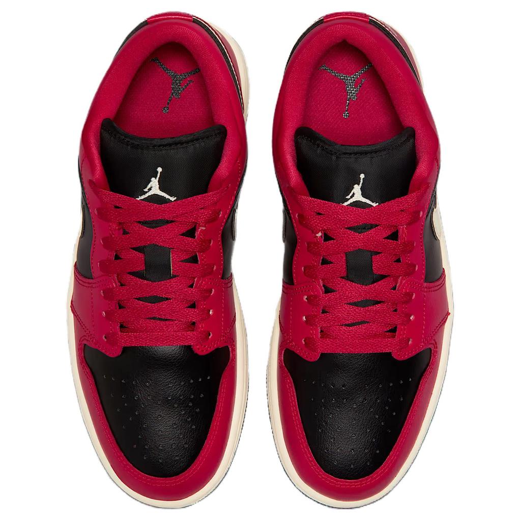 Jordan Air Jordan 1 Low Винтажные Баскетбольные Кроссовки Женские Черно-Красные DC0774-605