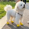 4PCS Adjustable Dog Mesh Shoes Waterproof Pet Paw Protector Portable Pet Boots  Outdoor Walking