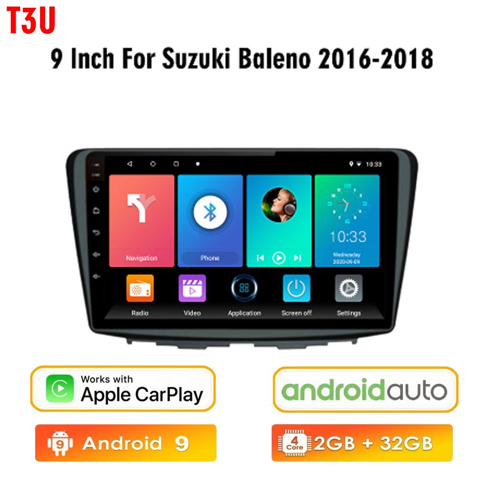 icreative Автомобильный мультимедийный плеер для Suzuki Baleno 2016 2017 2018 2 Din Android радио стерео GPS навигация головное устройство авторадио экран Carplay