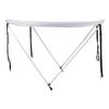 Boat Top Replacement Cover Aluminum Alloy Frame Waterproofing Oxford Cloth Sun Shelter Awning Cover for Canoes Kayaks