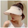 Sun Protection Hat for Women, Foldable Sunshade, Summer Outdoor Travel, Beach Fashion, Anti-ultraviolet Empty Top Hat
