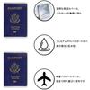 Samcos Прозрачный защитный набор для паспорта из 5 штук Тонкий защитный чехол для паспорта Портативный и удобный чехол, Обложки, Винил, Водонепроницаемый, Пыленепроницаемый,