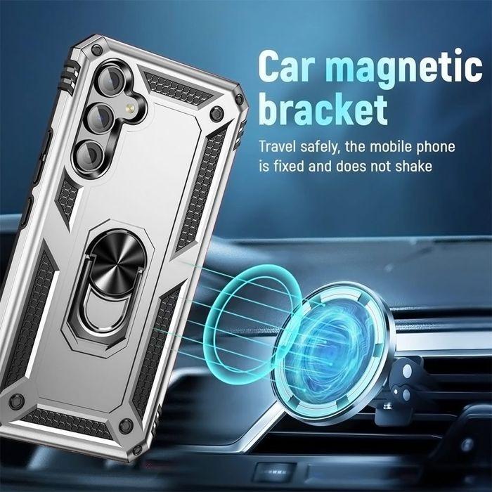 Coque de protection - BOOLING - pour Samsung Galaxy S25 - Bordure Renforcée - Argenté - Antichoc