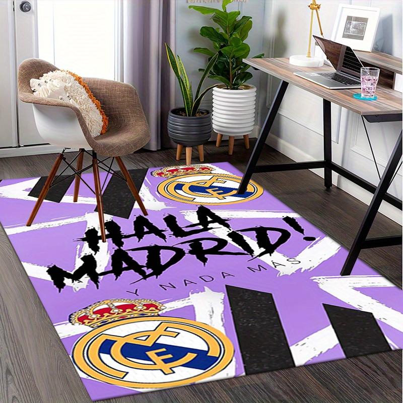 1 шт. Реал Мадрид, Футбольный клуб, Спортивная команда, Ковер для офиса, Мягкий полиэстер, Коврик для прихожей, Моющийся, Не