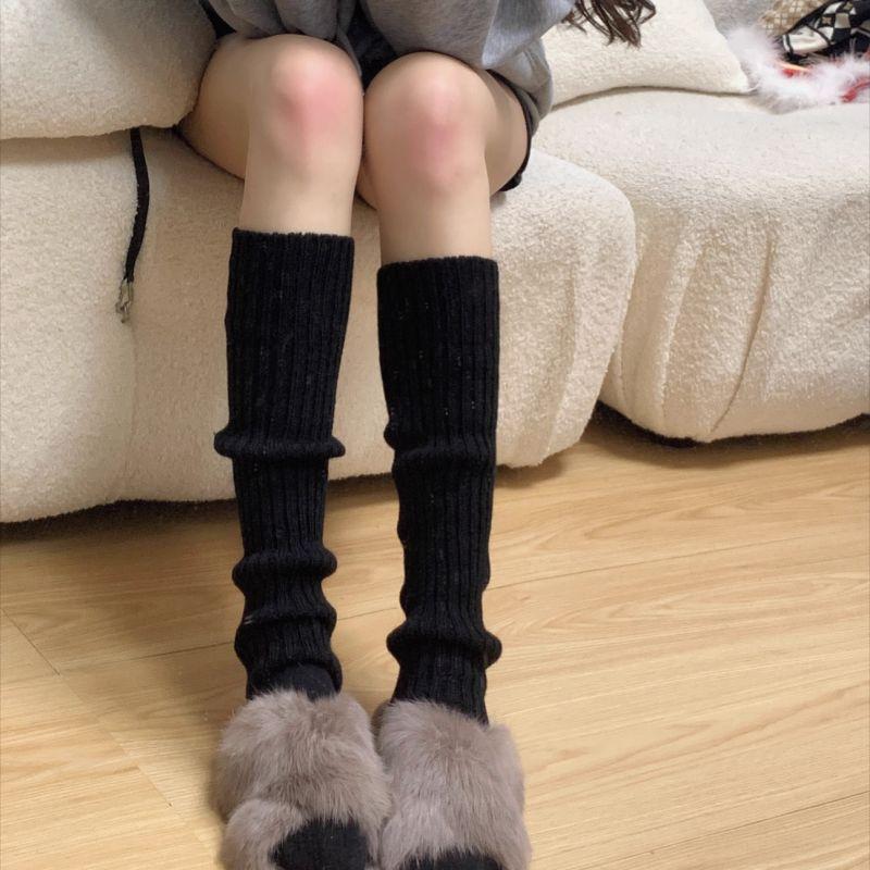 1 пара высококачественных гетр для ног JK Bubble Socks JK Lolita Leg Warmer Y2K Punk Gothic Knitted Foot Cover Crochet Socks Boot Cuffs