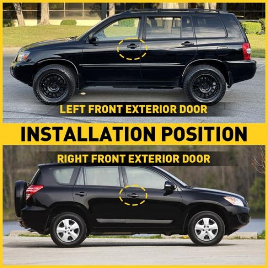 Exterior Door Handle Front Fit 2001-2012 Toyota RH/LH Driver/Passenger Side RAV4