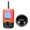 Smart Portable Fish Finder with 100m Wireless & Rechargeable Sonar Sensor Fishfinder Dot Matrix 45m