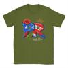 Men's Puerto Rico PR Hibiscus Coqui Frog T Shirt  100% Cotton Tops Vintage Short Sleeve Crew Neck Tees Graphic T-Shirts
