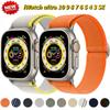 Нейлоновый эластичный ремешок Для ремешка Apple Watch Ultra 49 мм 10 9 8 7 45 мм 41 мм 42 мм 46 мм браслет с регулируемым диаметром iWatch 6 5 4 SE Correa