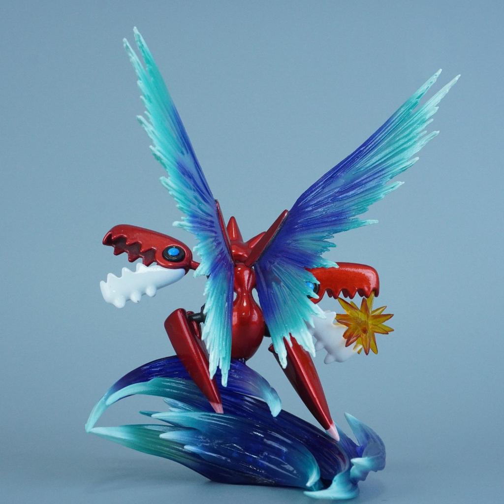 Аниме Статуя Scizor Kleavor Scyther Боевая версия. ПВХ Фигурка Коллекционная Игровая Модель Детские Игрушки Кукла Подарки 16см