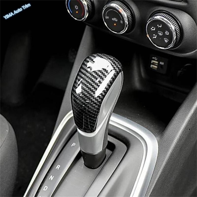 ABS Shifter Knob Gear Head Decor Stickers Cover Trim Auto Styling For Chevrolet Trax Tracker Protection Kit