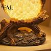 Warm Soft Light Nursery Lamp 3D Animal LED Night Light, Resin Dolphin Owl Lion Sculpture Table Decorative Desk Lamp, USB Decor for