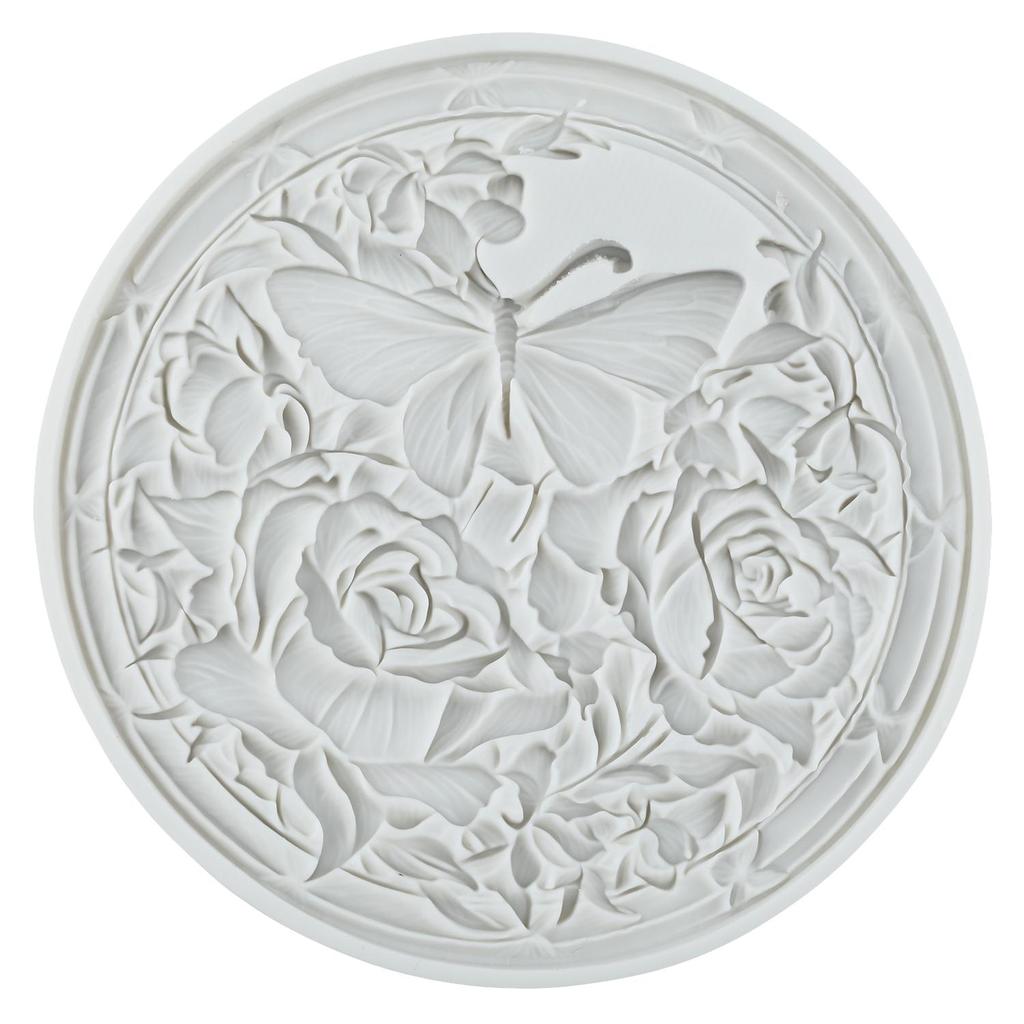 Силиконовая форма для барочной фоторамки, гирлянда из пионов, бабочка, роза, формы для мастики, инструменты для украшения торта, тематический торт, десерт, украшенный шоколадом, форма для конфет