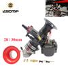 ZSDTRP 28/30мм Карбюратор С Power Jet Для Mikuni Keihin PWK YD28 YD30 Квадроцикл Багги Питбайк Мотоцикл Гоночные Детали