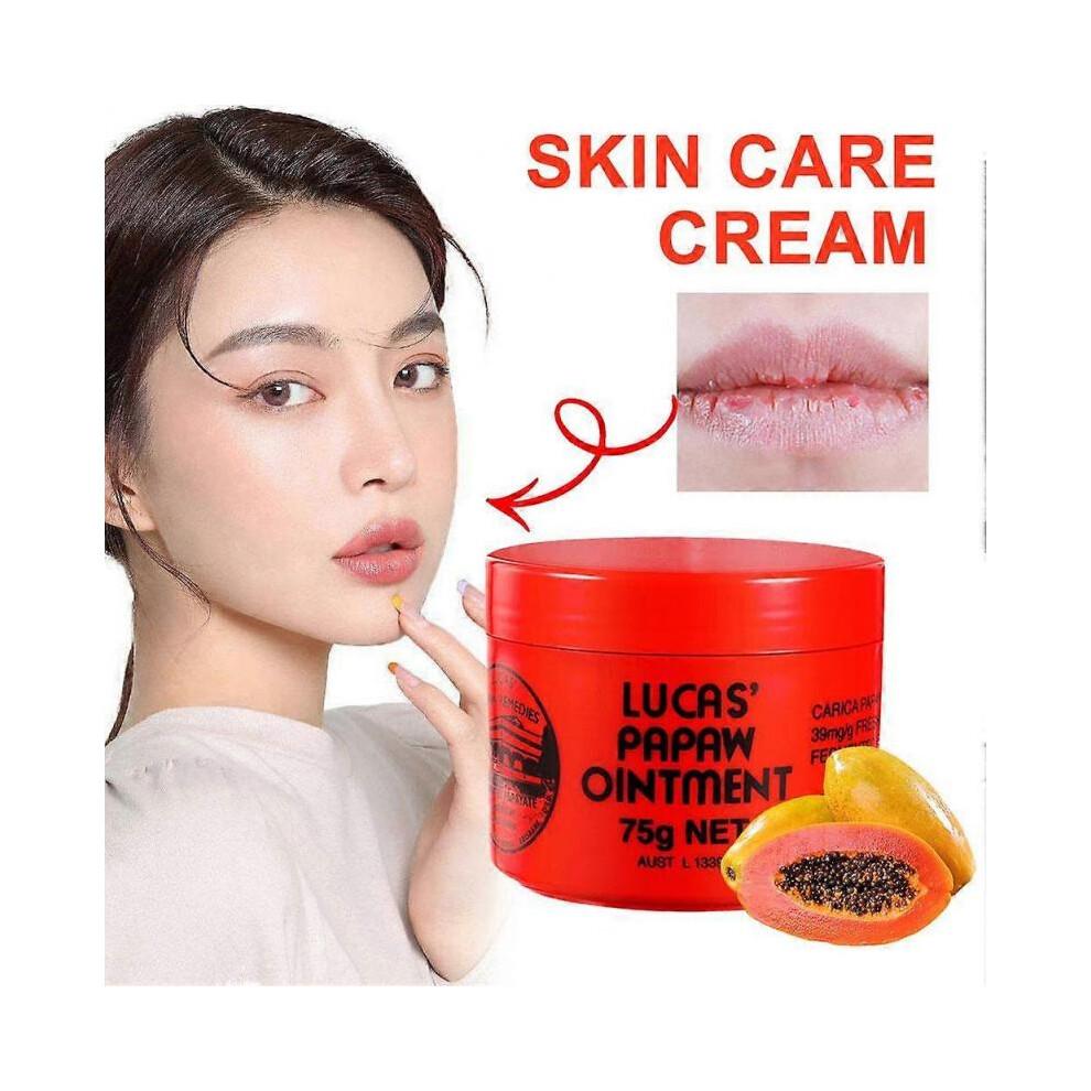 Papaya Lip Balm 75g Moisturizing Nourishing Lip Care Fade Fine Lines