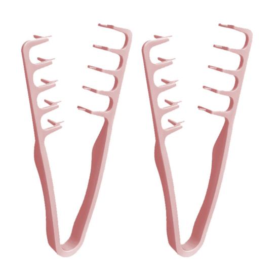 2 шт. Расческа для придания объема и текстуры волосам, с широкими зубьями, для укладки пушистых волос, инструмент для придания объема корням, женский, мужской, для пробора челки, аксессуар для ухода