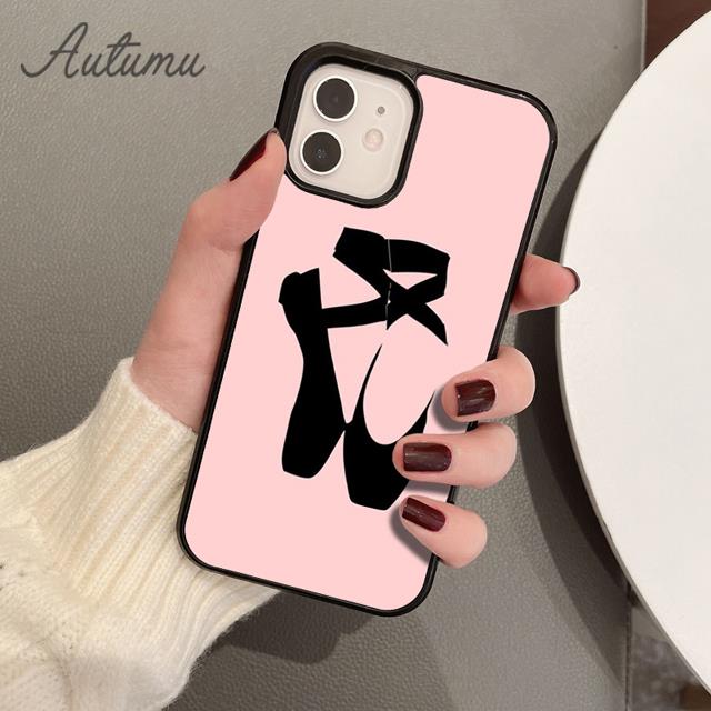 Балерина Балетные Туфли Танцующая Девушка Чехол для Телефона для iPhone 17 Air 15 16 16e 11 12 13 14 Pro Max Plus Cover coque Fundas