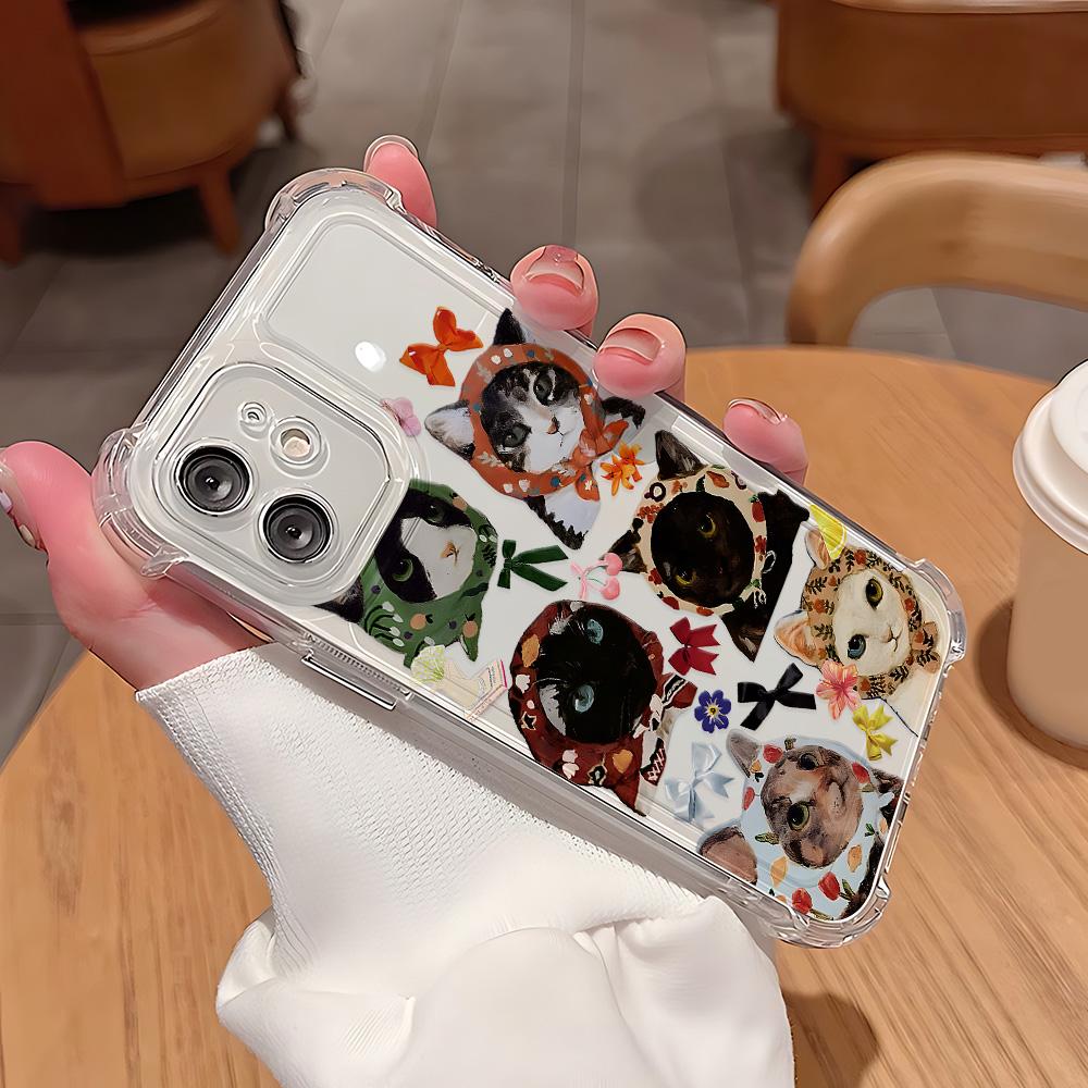 Colorful Cat Design Phone Case For Samsung A56 A26 A33 A54 A52 A51 A13 A73 A55 A53 A36 A35 A34 A32 A25 A24 A23 A16 A15 A14 4G 5G