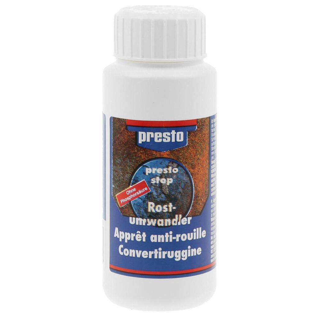 PRESTO Anti-corrosion preparation neutralizes rust 100