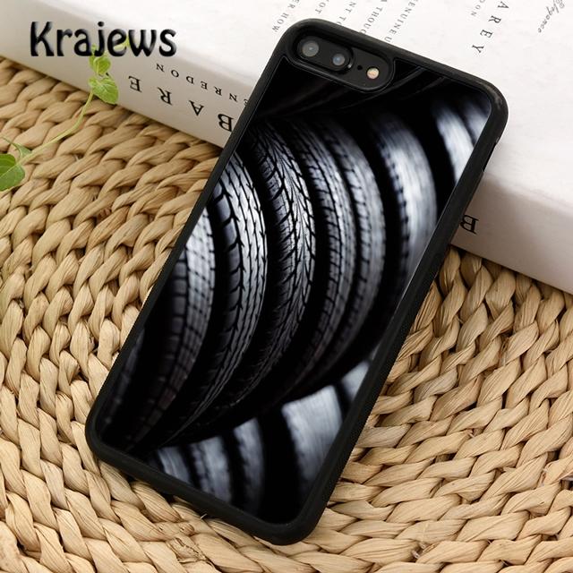 Чехол для телефона Krajews Cool Tire Tread Wheel Style Track для iPhone 14 6s 7 8 plus XR XS 11 12 13 pro max Samsung S21 S22ultra