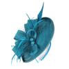 Women Flower Wedding Tea Party Mesh Hair Band Evening Party Fascinator Hat