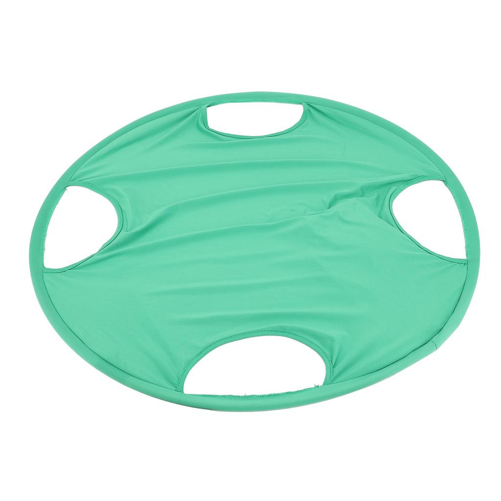 Pop Up Laundry Storage Basket Fine Wrapped Edges Foldable Round Clothes Container for Removing Cloth