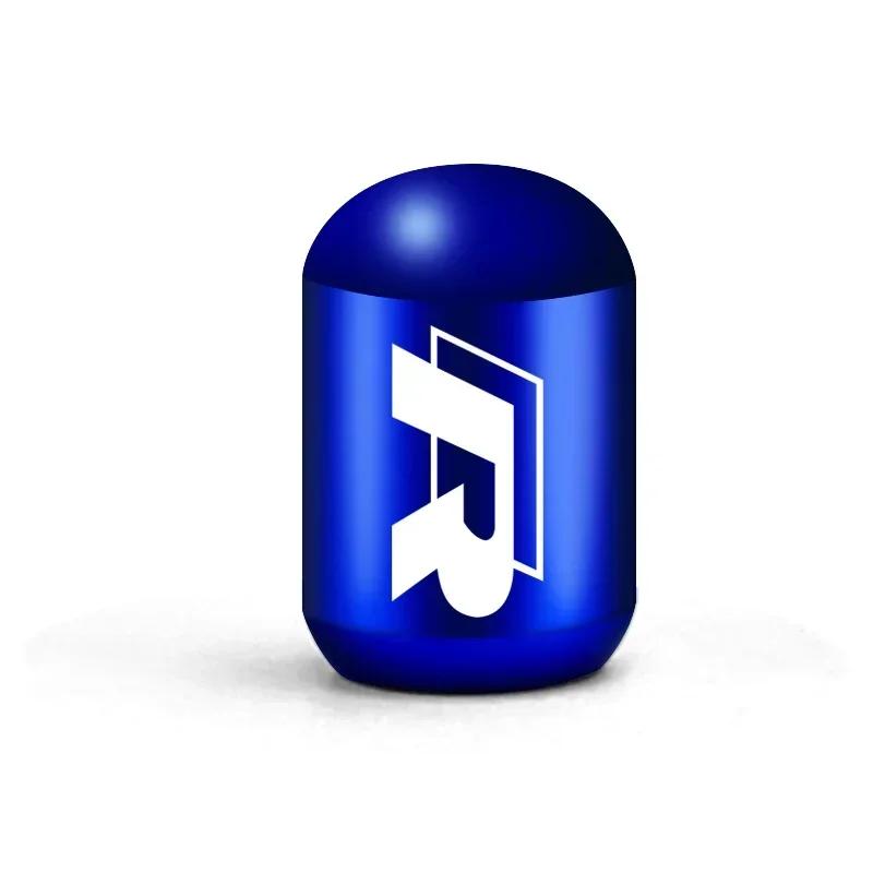 2026 Hot For VOLKSWAGEN VW 4pcs Car Wheel Rims Tire Valve Caps Cover for Volkswagen Rline R Line Tiguan Polo Golf Passat B5 Tour