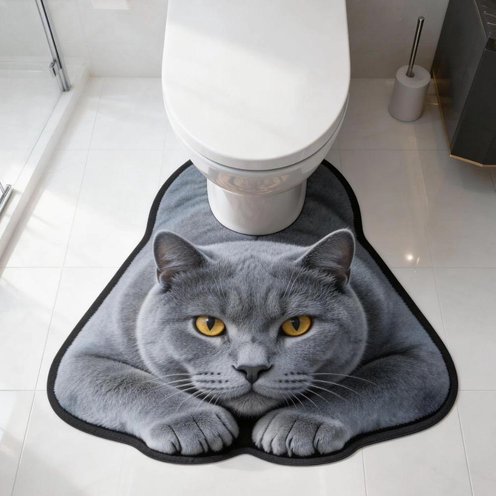 40×50CM 50×60CM Toilet Rug Non-slip Toilet Floor Mat Bathroom Decor