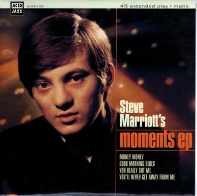 7-дюймовая пластинка STEVE MARRIOTT / THE MOMENTS - Steve Marriott's Moments EP AJX210S Acid Jazz 2008 UK Рок Б/У