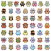 50PCS Cute Monster Multi Fun Creative Stickers DIY Manual Scrap Book Phone Case Tablet Speaker Motorcycle Stickers