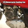 Oil Water Tank Cooler Motorcycle Cooling Fan Motorbike Accessories For 150cc 200cc 250cc ATV Universal Engine Radiator 12V