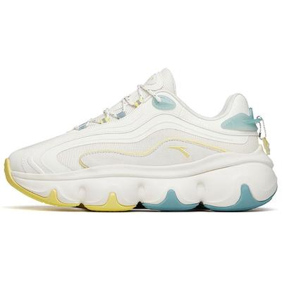 Кроссовки Lifestyle Series с толстой подошвой, универсальные, амортизирующие, нескользящие, износостойкие, с низким верхом для папы, женские, белые, желтые, синие 122148895R-3