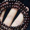 Exquisite 0.6cm Indian Rosewood Beads (108), Gold Star Accents, High Density, Superb Oiliness