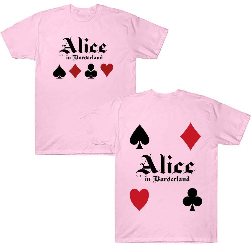 Alice in Borderland Cotton T Shirts Women Men Harajuku Anime Tee Alice in Borderland 3 Graphic Clothing High Street Short Sleeve