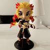 Demon Slayer 8Pcs/Set Q Version Figures Tanjiro Nezuko Rengoku Mitsuri PVC Collectible Model Toy Gift for Anime Fans