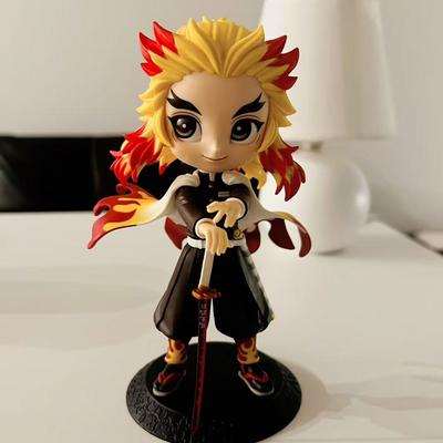 Прочный набор из 8 мини-фигурок Demon Slayer Kimetsu No Yaiba Q Posket ПВХ куклы для настольного украшения Коллекционные фигурки аниме