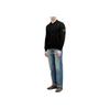 STONE ISLAND Мужская футболка-поло с логотипом, черная 8015543B2-V0029
