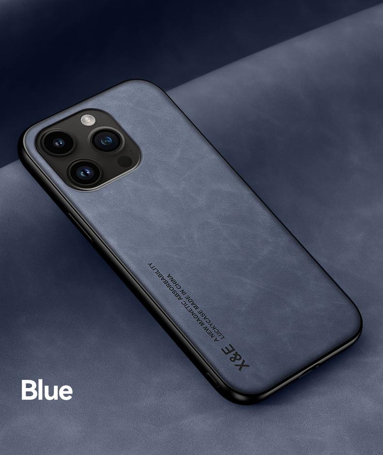 Противоударный чехол для iPhone 15 14 13 12 11 Pro Max Plus Mini SE 2022 Защитная накладка Встроенный магнитный автомобильный держатель Coque Funda