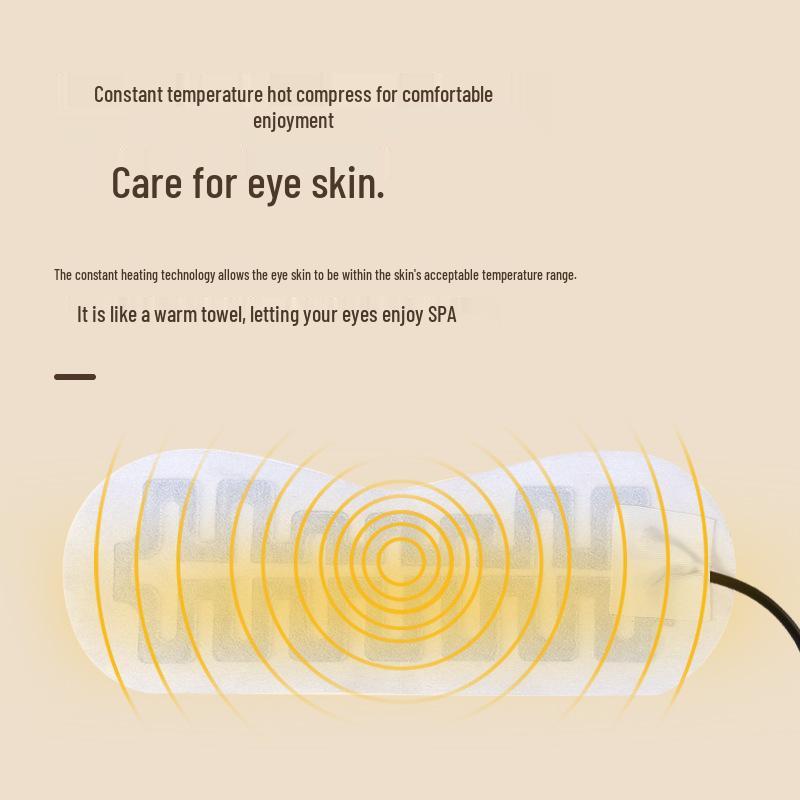 Полынная мокса травяная маска для глаз, с подогревом от USB, двухсторонний шелк, нетканый материал, уход за здоровьем