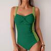 Sexy Women One Piece Swimsuit Female Swimwear Monokini Swimming Suit Beachwear High Waist Patchwork Bathing Suit