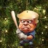 1/9 шт. Рождественский орнамент Трампа, акриловое украшение для рождественской елки, забавные аксессуары для автомобиля Трампа для сторонников Трампа, декор для офиса и дома