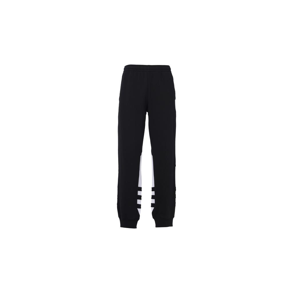 Adidas Big Trifoil Sweat Pants Black/White Men Streetwear FM3756