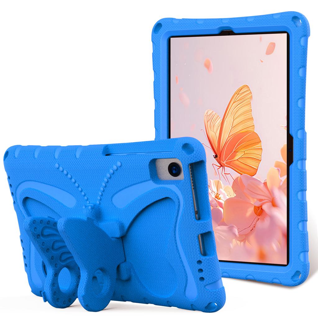Kids Case for Samsung Tab A9/A11 Plus A7 T500 T505 T509 S6 Lite S5E T720 And Lenovo Tab K10 M10 plus X606F M11 330FU/331FC Cover Butterfly Stand