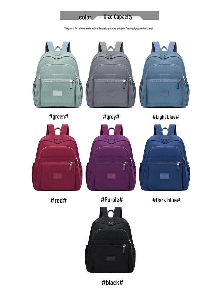 Stylish Washed Cloth Lightweight Women's Backpack – Essential for Casual Travel, Large Capacity, New Style and Hot-Selling.