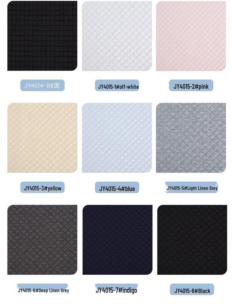 Women's Diamond Grid Jacquard Knit Sweater Fabric - Polyester-Spandex Blend