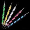 5 Pcs Double Ends Dotting Marbleizing Painting Tool Nail Art Dot Manicure Polish DIY