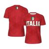 Multi Color Italy Flag T-shirt Men Women Summer Sports Tee Short Sleeve 3d Printing Football Jerseys Outdoor Fitness T Shirts