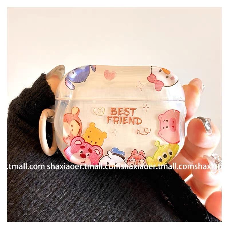 ins cute cartoon suitable for airpodspro1 earphone cover Apple bluetooth protective case 1st generation 1 soft silicone new model